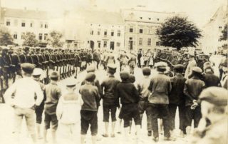 Parada wojskowa w Olecku.