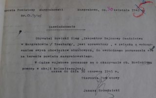 Dokument z archiwum.