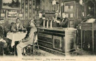 Wnętrze hotelu „Kronprinz”.