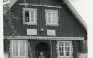 Chata Mazurska po wojnie.